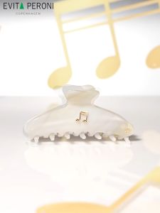 EVITA PERONI | "Melody Rhythm" Series Big Size Shark Clip I | Female Hair Clip | High Quality Hair Clip