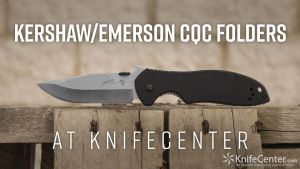 มีดพับ มีดพก มีดเดินป่า Kershaw Emerson Design Knife  CQC Siries Design Knife Liner lock Reversible pocketclip Folding Knife