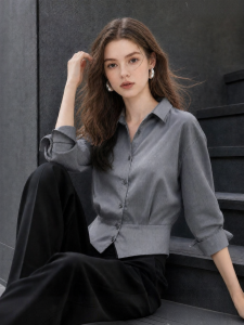 OSA | Muscle Textured Womens Shirt Long Sleeve