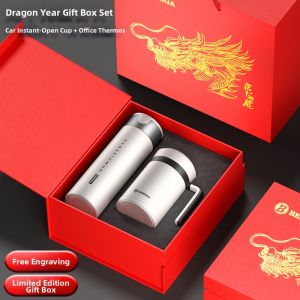 Premium 316 Stainless Steel Tea Infusing Thermos Custom Gift Set