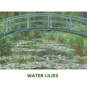 500/1000/1200/2000Pieces Jigsaw Puzzle Water Lilies Monet Famous Painting Educational Game Home Decor Festival Gift Present