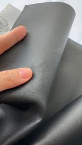 RJ Kulit Motif Swan Polos Per Meter Jok Motor Mobil SB TECH Lembaran Kualitas Premium Leather Roll