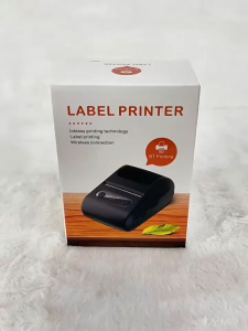 Portable Wireless Mini Thermal Label Bluetooth Printer for Barcodes and Stickers