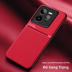 Ốp Điện Thoại Từ Tính Chống Sốc EUCAGR Cho Realme GT 7 Pro - Ốp Lưng Nhựa TPU Chống Xước Màu Đen Đỏ Xanh Lá Xanh Dương