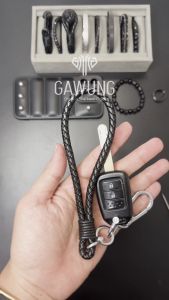 Gantungan Kunci Mobil Motor Premium Kulit Pengait ECVKUL