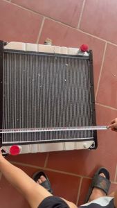 Két nước xe ô tô ngang 62 dài 68 lắp cho xe ô tô ben thùng 35 đến 8 tấn két nhôm không lồng yzn4108