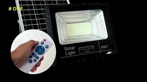 【BUY 1 TAKE 1】promo sale automatic solar light High brightness outdoor lighting 1000W Spotlight IP67 Waterproof flood light With Remote Control For Outdoor