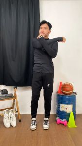 Zou9 Baselayer Long Sleeve Kaos Manset Olahraga Pria Wanita Base Layer Lubang Jari Gym Running