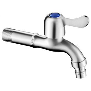 304 stainless steel washing machine faucet quick opening faucet Wall mounted bib Tap Bathroom Faucet  kitchen faucet