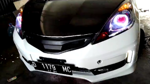 FOGLAMP LAMPU KABUT LOWIN HD456 HONDA JAZZ 2011 - 2013 TYPE RS