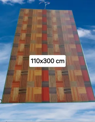 Karpet Tikarr Spon Jumbo 140×300cm Tebal 3 Milimeter Hitam Putih