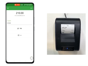 เครื่องปริ้นใบเสร็จ 58mmเครื่องปริ้นเดอร์ ต่อมือถือกับคอมฯได้ ใช้งานง่าย ไม่ต้องใช้หมึก Receipt Printer
