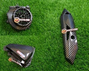 (3)PCS ESP KIPAS FILTER KNALPOT BEAT CARBON