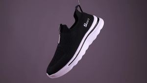 NBGAGA | Lightweight Womens Slip On Sneakers Low Top Breathable Mesh Casual Sport Shoes Non-Slip Soft Sole Travel Walking Footwear