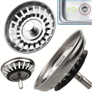 2pcs Kitchen Sink Strainer Stopper Waste Plug Sink Filter Filtre Sink Strainer Filter Floor Drain Kitchen Tools