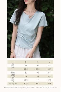 Áo Thun Slim Fit Màu Xanh Độc Đáo