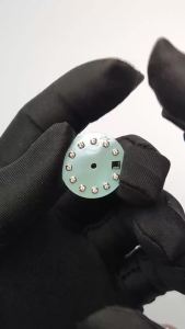 20.5mm Ladys NH05 Pearl mother Watch Dial Diamond Index Date Window Fit NH05 NH06 Movement For 26mm/28mm Womens Watch Part