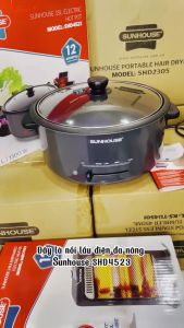 NỒI LẨU ĐIỆN SUNHOUSE SHD4523 dung tích 35 lít - Công suất 1300w