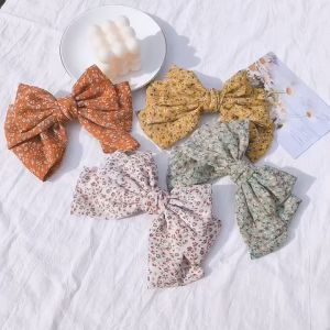 Jepit Rambut Korea Perempuan Dewasa Pita Besar Motif Bunga Aksesoris Fashion Wanita AK228 NOMIDE