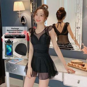 CAPEZIO | Slimming Stomach Cover Conservative Womens One-Piece Swimwear New