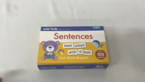 First Words Magnets Early Learning Set For Kids Ages 5+ to Learn & Form Sentences with 100+ Magnets