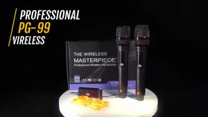 JBL PG99 a professional wireless wireless microphone two wireless microphones with signals microphone interfaces for Micro-USB Charging Port