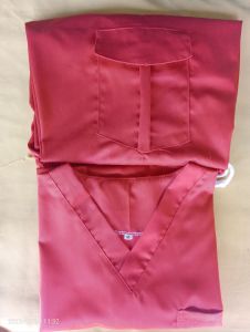 baju seragan jaga oka cargo /baju seragam perawat /baju seragam dokter/baju seragam klinik