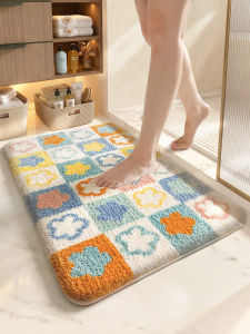 Dajiang (大江) | Water Absorbing Non-slip Floor Mat with Country-style Plant and Floral Pattern