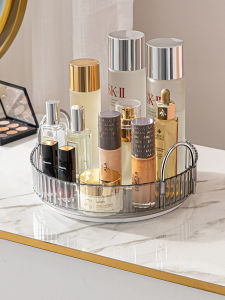 Luxury Desktop Rotating Cosmetics Organizer Large Capacity