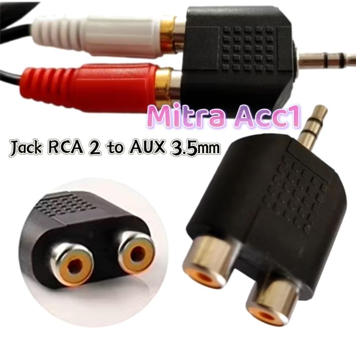 Cable Auxiliar Convertidor Jack A Rca Kabel Adaptor Audio Female