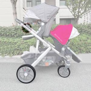 2025Uppababy Vista Wheel Tire For V1/ V2 Front Or Back One PU Tubeless Buggy Wheel Tyre Cover Custom Baby Stroller Accessories