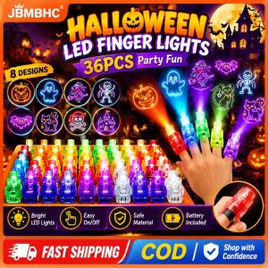 JBMBHC 8 Patterns LED Projection Finger Ring Light Halloween Toy Glow In Dark Accessories For Classroom Prizes Birthday Party Decoration Gift Box Fillers