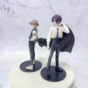 Bandai | BSD Anime Figures Nakahara Chuuya Figure Dazai Osamu figures standing posture action figurine PVC collectibles Models Dolls 22cm