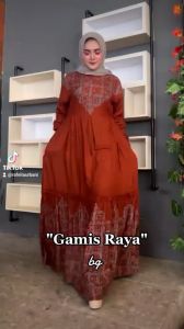 BG COLLECTION RAYA \"READYSTOK SIAP KIRIM\" GAMIS RAYA TWILL PREMIUM SIZE \" S M L XL XXL \"