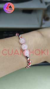 Cuan Hoki Gelang Tridatu Citrine Gelang Tridatu Aura Keberuntungan Rejeki Yellow Citrine dan Rambut Sedana asli khas Bali Original Bisa Cod