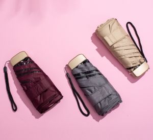 Ultra-light Portable Mini Sunshade Umbrella for Women UV Protection Sunscreen Foldable Rain And Sun Dual-use Pocket-size Umbrella