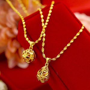 Wanita Kalung Emas Pasir/Baru Saudi Emas/Kalung Emas Asli Kadar 375%/Emas 24K