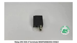 1pc Relay 24V 20A 4 Terminals WG9716582301+008/2 for Automotive