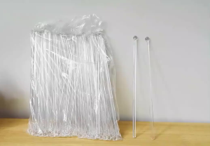 50Pcs Transparent Disposable Stirrer Sticks Plastic Stirring Mixing Round Head Sticks