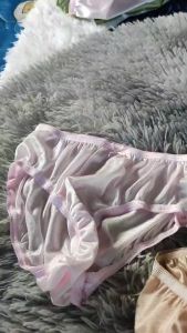 กางเกงในบิกินี่ ผ้าวาโก้ นุ่มลื่น กางเกงในผู้หญิง กางเกงในแห้งเร็ว กางเกงไนล่อนเกรดพรีเมี่ยม  ไซส์ L  Bikini Woman Underwear Nylon Briefs สะโพก 32-38 นิ้ว