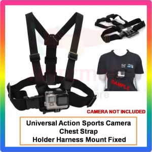 Universal GoPro SJCam XiaoYi Action Sports Camera Chest Strap Holder Harness Mount Fixed