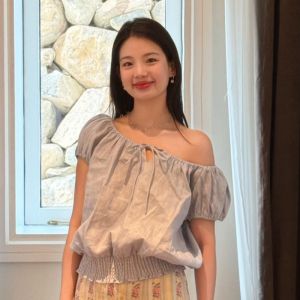 VKSOD | Sweet One-Shoulder Bow-Tied Womens Top And Slimming Half-Skirt Floral Print Two-Piece Set Summer Fashion Short Sleeve Dress