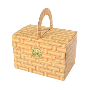 Handcrafted Bamboo Weave Takeaway Gift Box Traditional Chinese Style Square Paper Box Retro Aesthetic Pastelería Wedding Favor