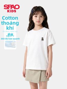 spao | Áo Thun Nữ Tay Ngắn Cổ Tròn