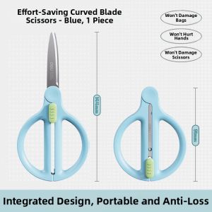 deli | Safe Portable Blade-retractable Scissors
