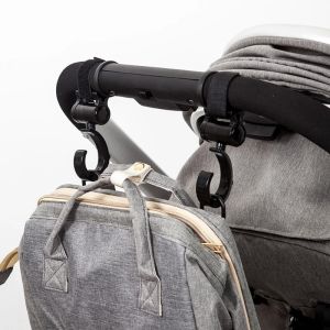 2PCS Pram Hook Baby Stroller Accessories Shopping Prop 360 Degree Rotating Hooks Stroller Hooks for Hanging Out Bicycle Hook