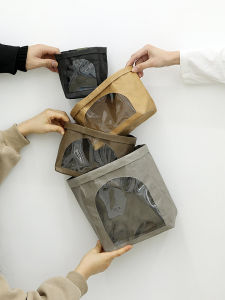 Water Washable Kitchen Fruit And Vegetable Sorting Brown Kraft Paper Bag Home Storage Bag Tear Resistant Waterproof Bag
