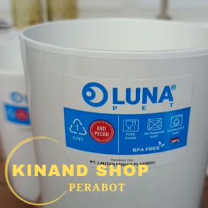 3 PCS Gelas LUNA PLASTIK TEBAL MICROWAFE TAHAN PANAS ANTI PECAH