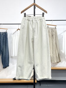 High Waist Loose Fit Mom Jeans Womens Fashionable Versatile Washed Denim Trousers Korean Style Casual High Waist Jeans