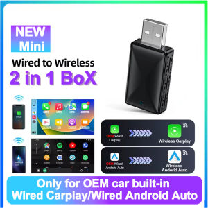 Wireless Carplay Adapter for Carplay Android Auto Smart USB Plug and Play For Havel Kia Volvo Audi MG VW Hyundai Jeep